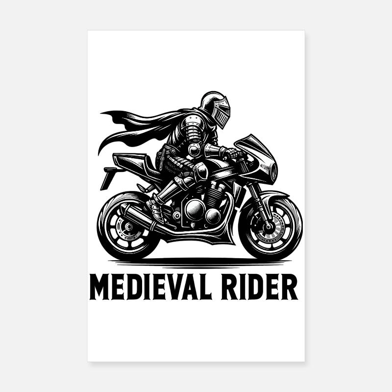 Ritter Motorrad Poster 20x30 cm
