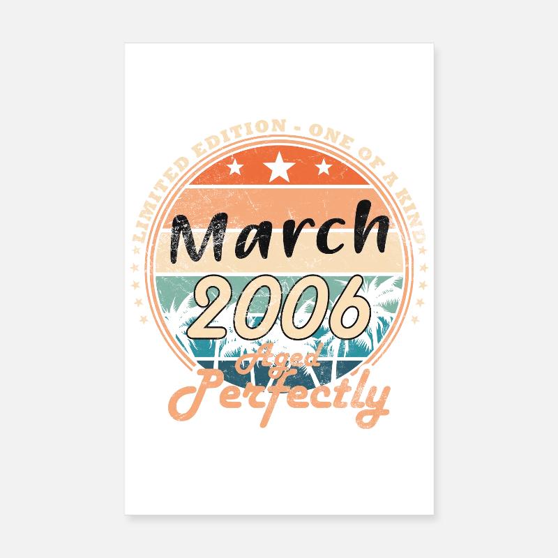 20e anniversaire mars 2006 Poster 20 x 30 cm