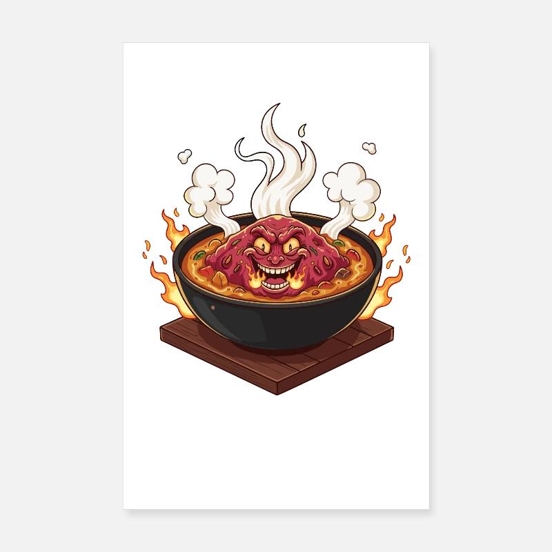 Sharp Demon Pot Poster 8" x 12" (20x30 cm)