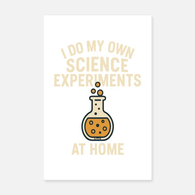 Expériences scientifiques autonomes à domicile Poster 20 x 30 cm