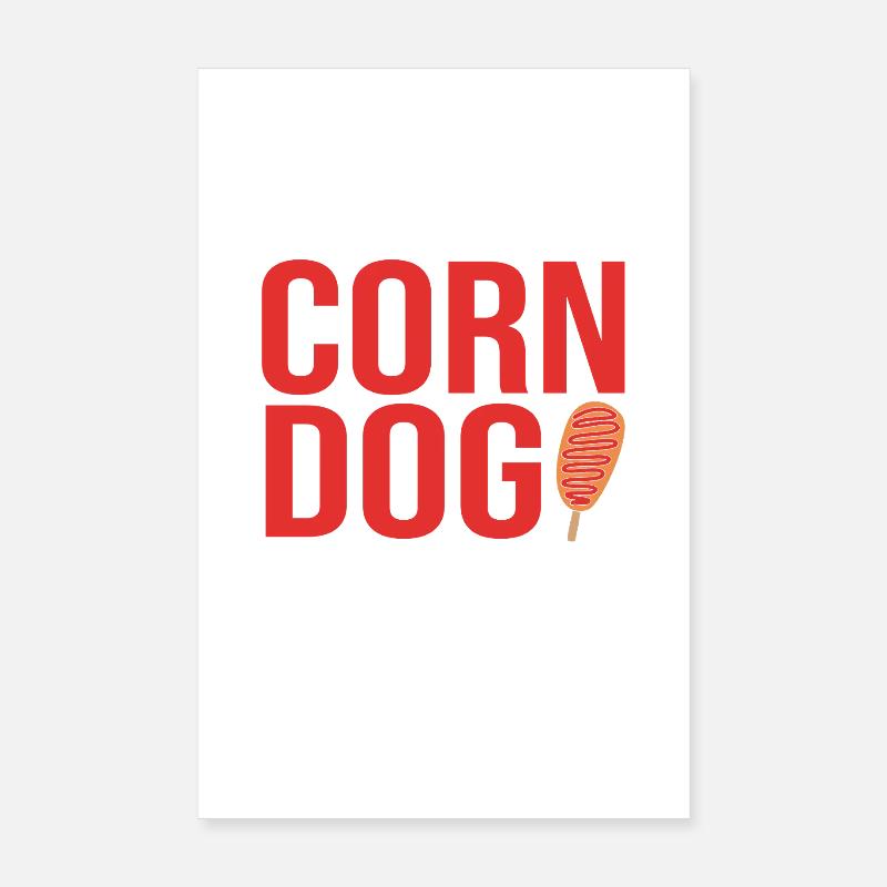 Corn Dog Poster 20x30 cm