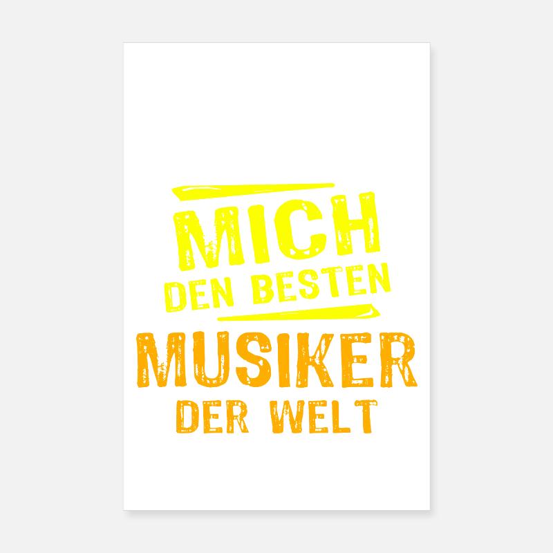 Musician Gift Poster 8" x 12" (20x30 cm)