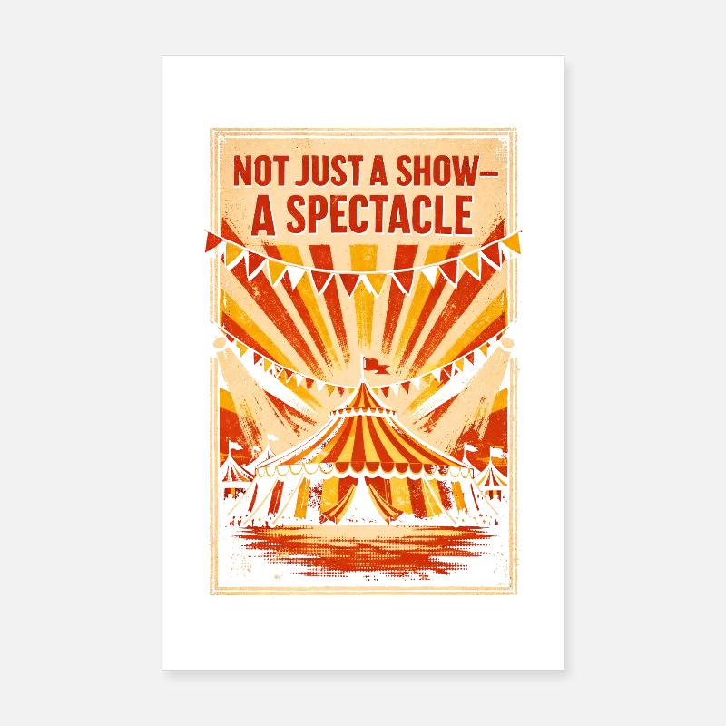 Plus qu’un simple spectacle | Spectacle de cirque Poster 20 x 30 cm