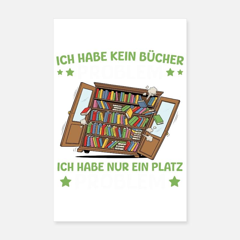Rat de bibliothèque : j’ai un problème d’espace Poster 20 x 30 cm