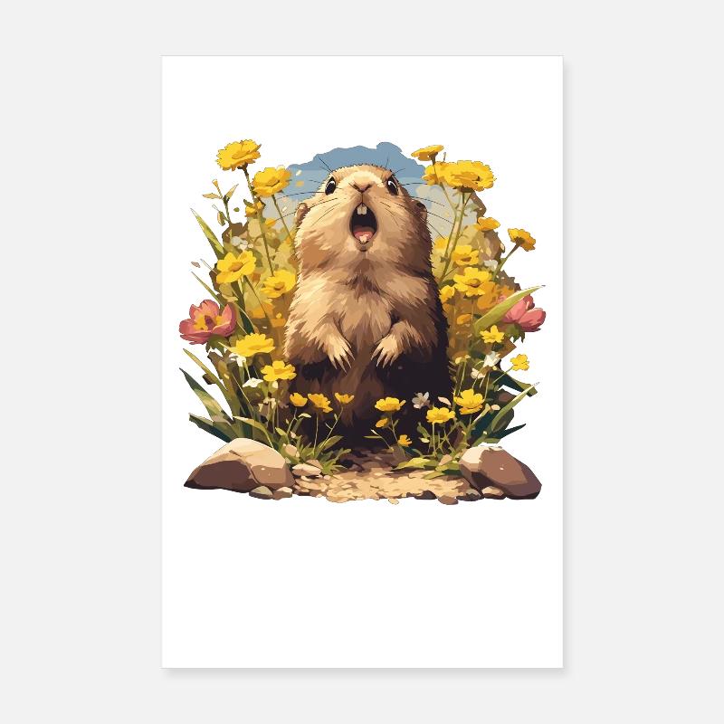 Lemminge Lemming Poster 20x30 cm