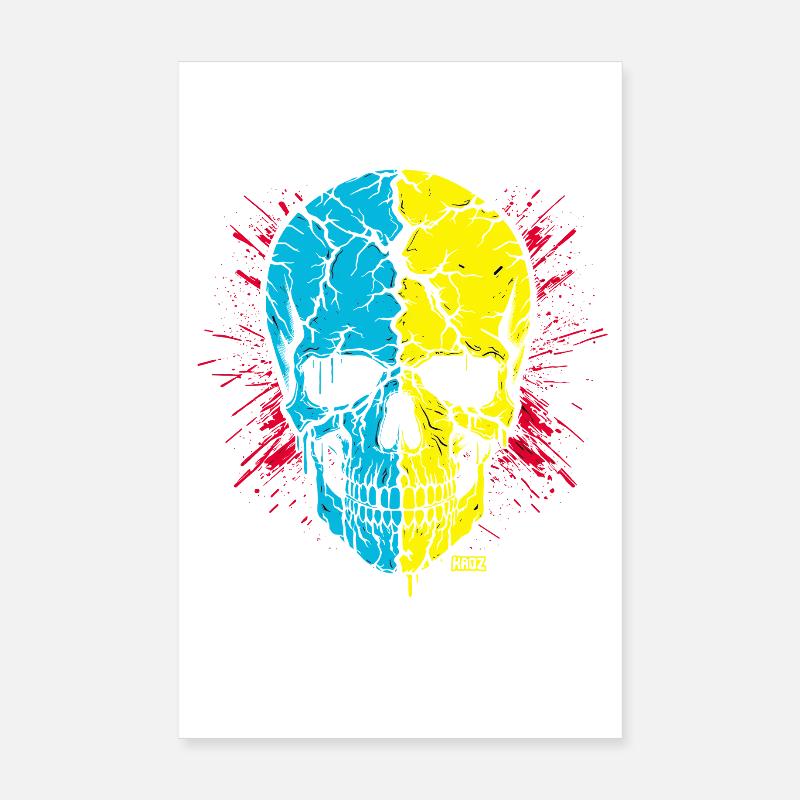 Skull Poster 8" x 12" (20x30 cm)