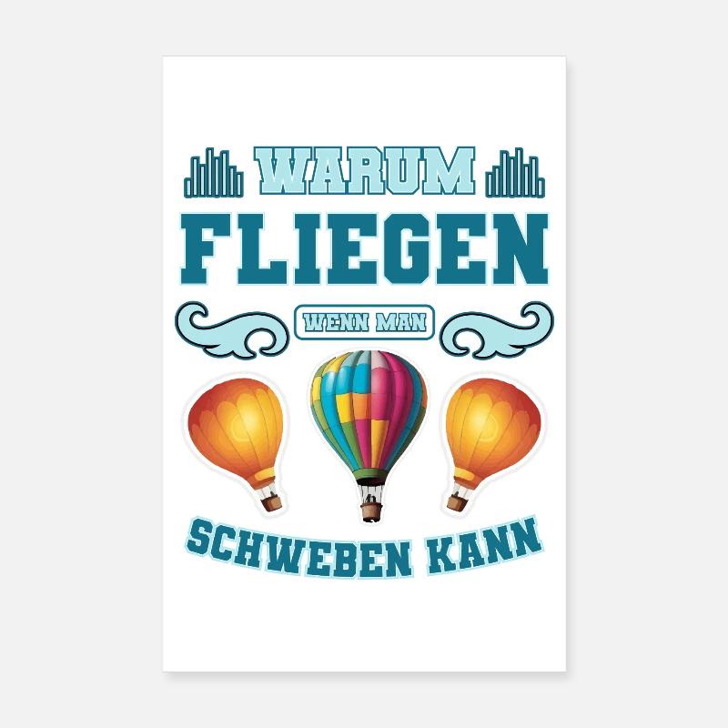 Balloon Poster 8" x 12" (20x30 cm)