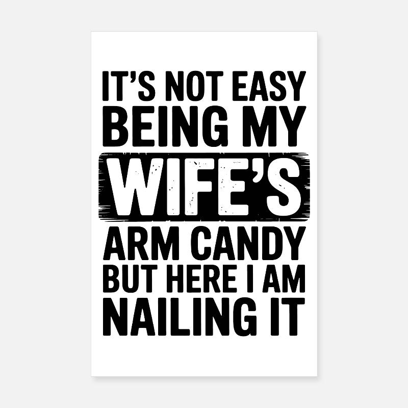 Ehefrau Sprüche Ehefrauen Lustige Ehefrau Geschenk Poster 20x30 cm