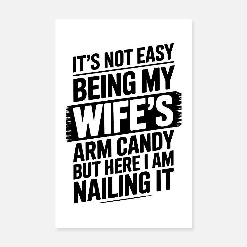 Ehefrau Sprüche Ehefrauen Lustige Ehefrau Geschenk Poster 20x30 cm