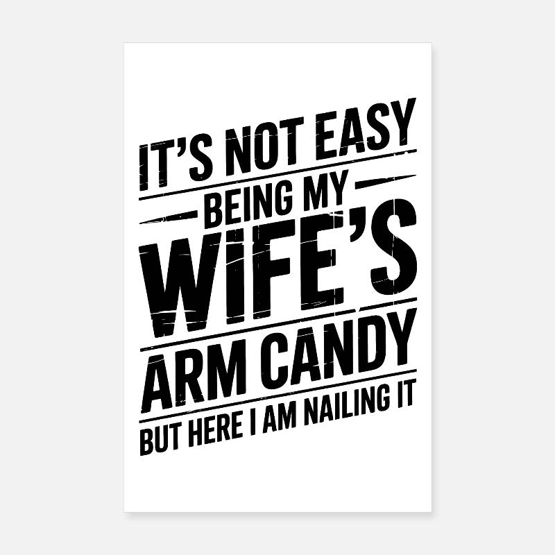 Ehefrau Sprüche Ehefrauen Lustige Ehefrau Geschenk Poster 20x30 cm