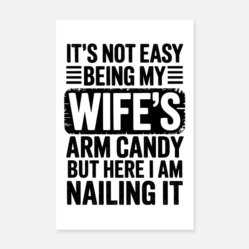 Ehefrau Sprüche Ehefrauen Lustige Ehefrau Geschenk Poster 20x30 cm