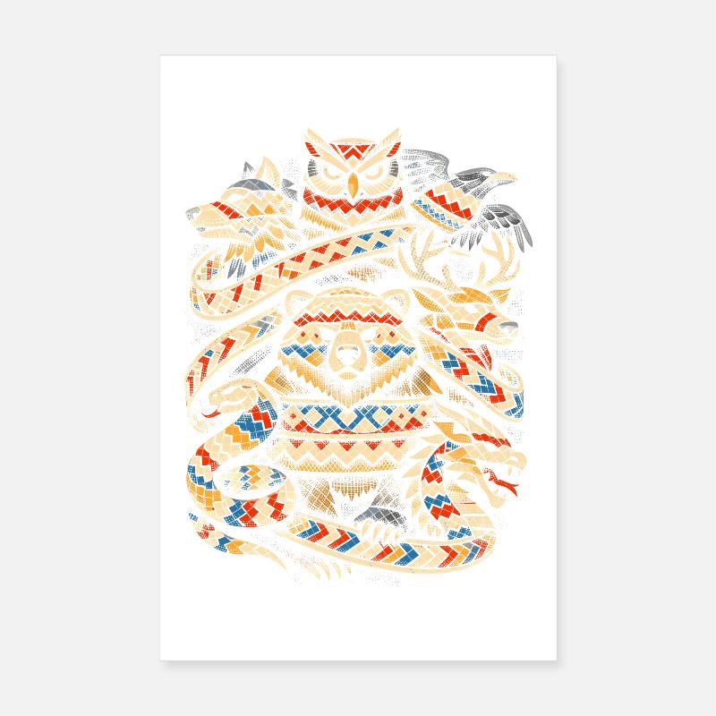 Vikings scandinaves Poster 20 x 30 cm