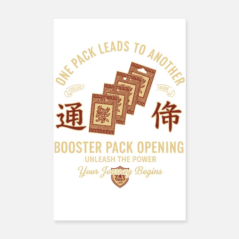 One Pack Leads To Another Booster Pack Opening Poster 8" x 12" (20x30 cm)
