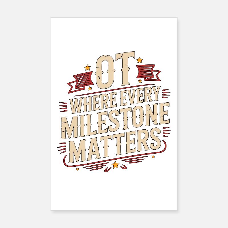 Pediatric OT Where Every Child Development Therapy Poster 8" x 12" (20x30 cm)