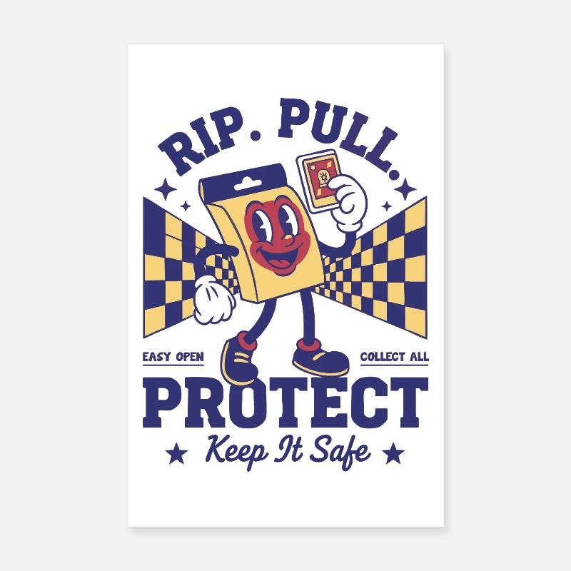 Carte à collectionner RIP PULL PROTECT Keep It Safe Poster 20 x 30 cm