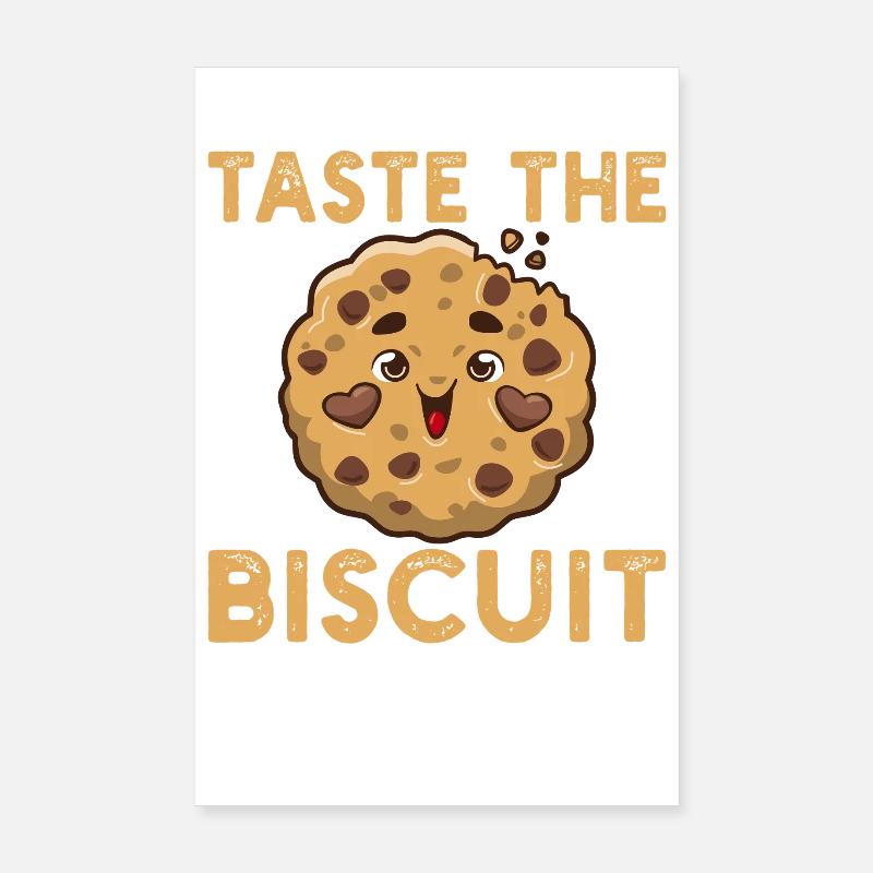 Taste the Biscuit Poster 8" x 12" (20x30 cm)