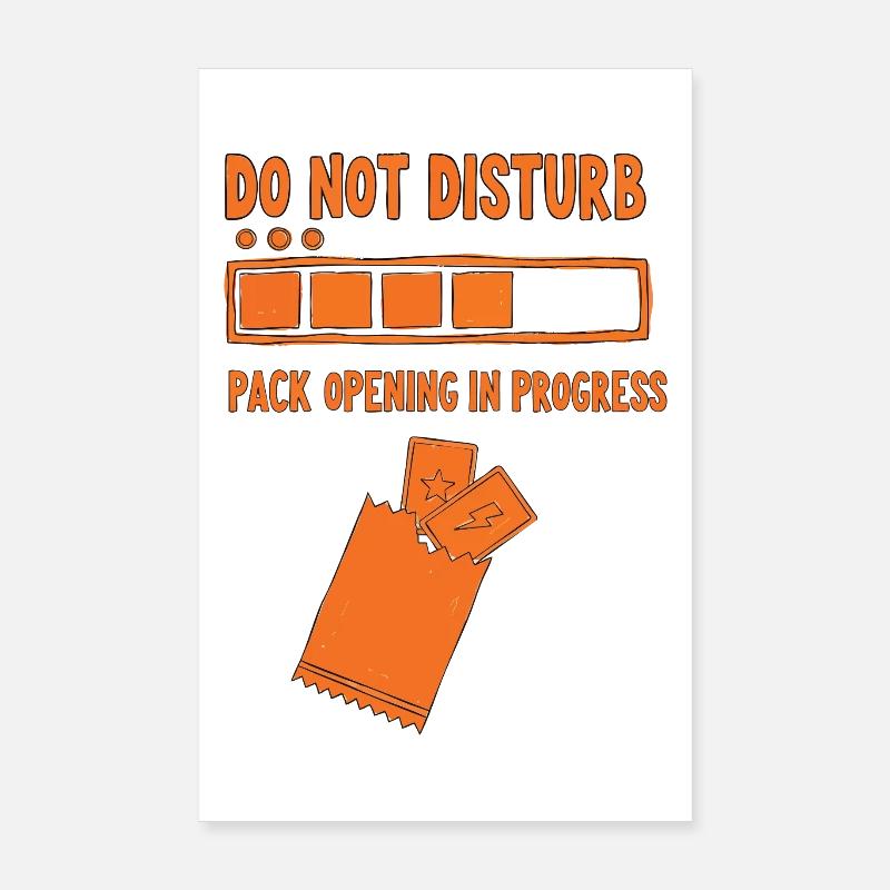 Ne pas interrompre l’ouverture de paquets en cours de trading Poster 20 x 30 cm