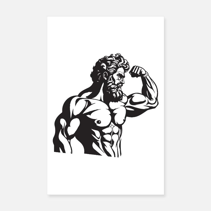 Griechischer Spartaner Poster 20x30 cm