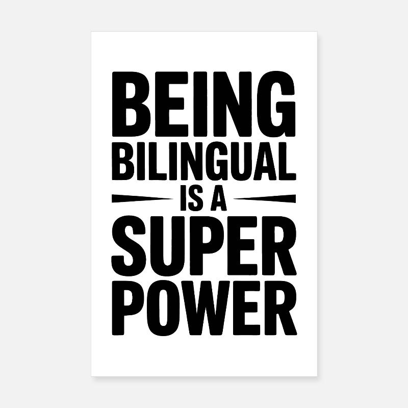 Foreign Language Sayings Funny Foreign Language Gift Poster 8" x 12" (20x30 cm)