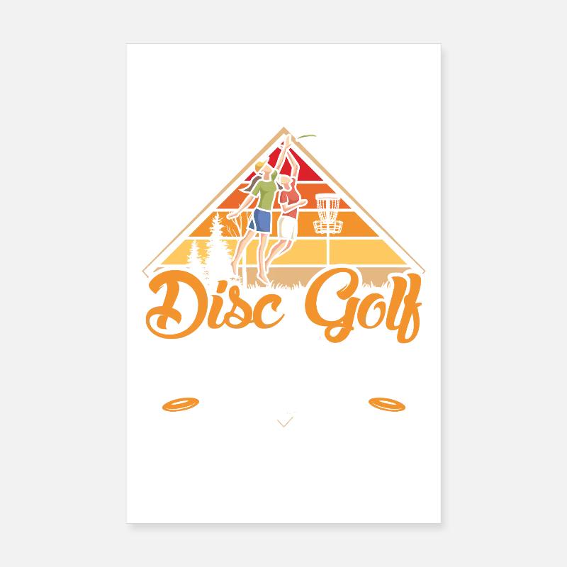 Disc Golf Geschenke Discgolf Poster 20x30 cm