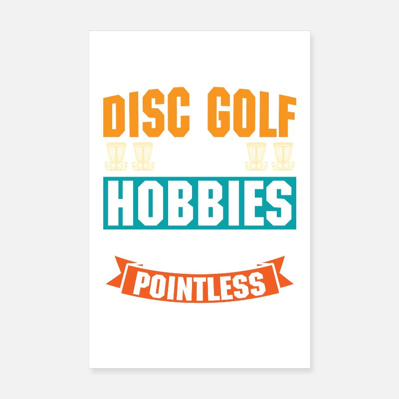 Cadeaux de disc golf Disc Golf Poster 20 x 30 cm