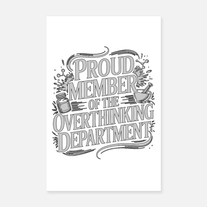 Pharmacist Student Proud Member Pharmacy Trainee Poster 20x30 cm