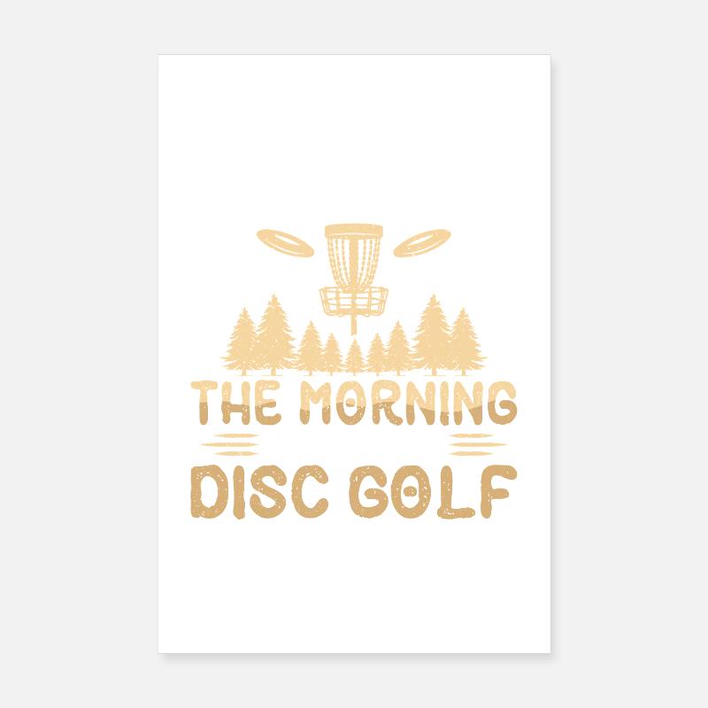 Cadeaux de disc golf Disc Golf Poster 20 x 30 cm