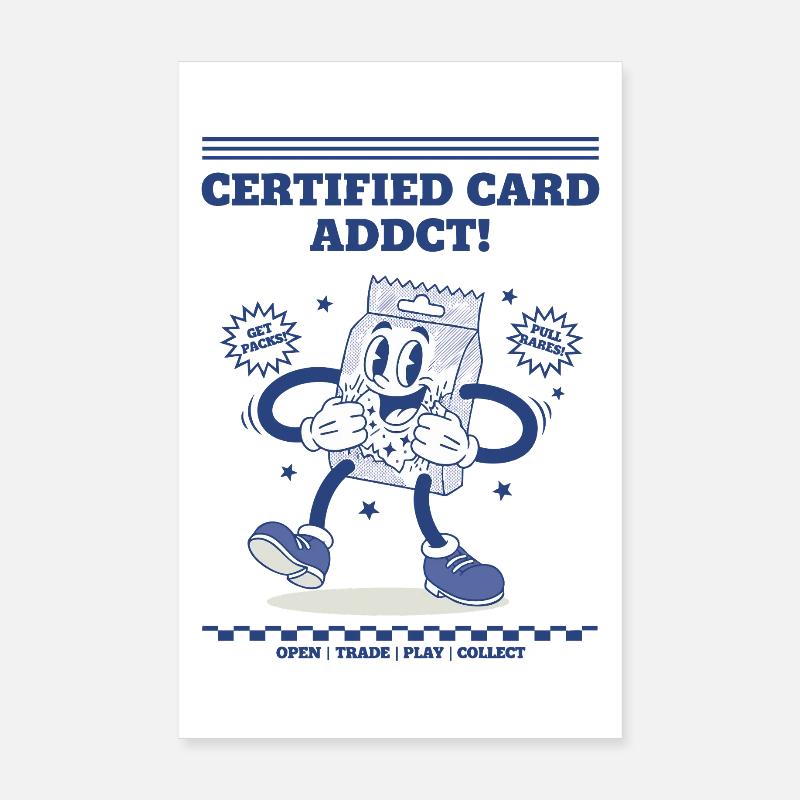 Pack d’extension de cartes à collectionner Certified Card Addict Poster 20 x 30 cm