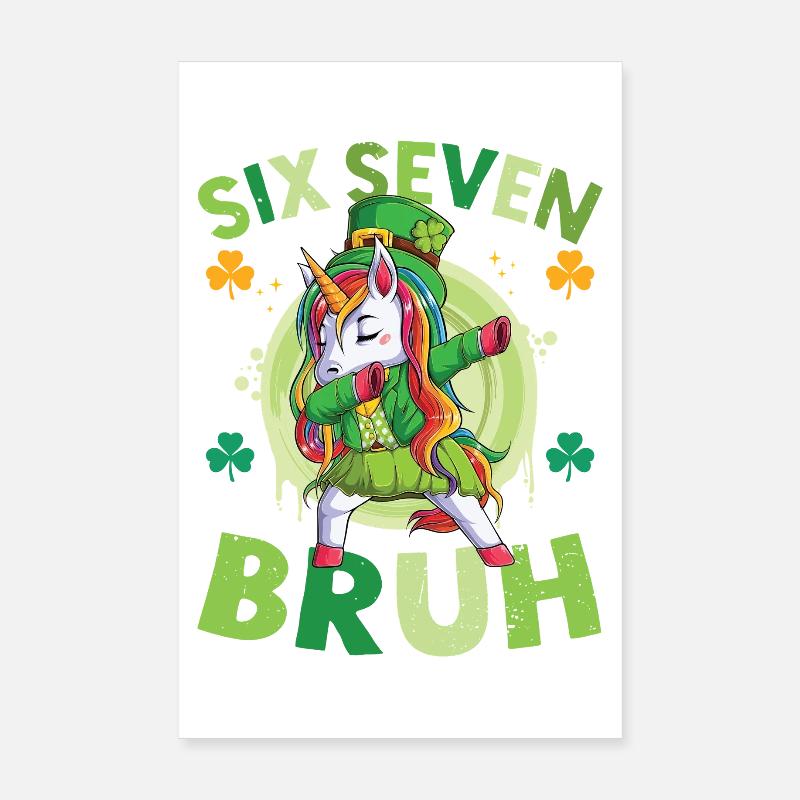 La licorne Saint-Patrick Poster 20 x 30 cm