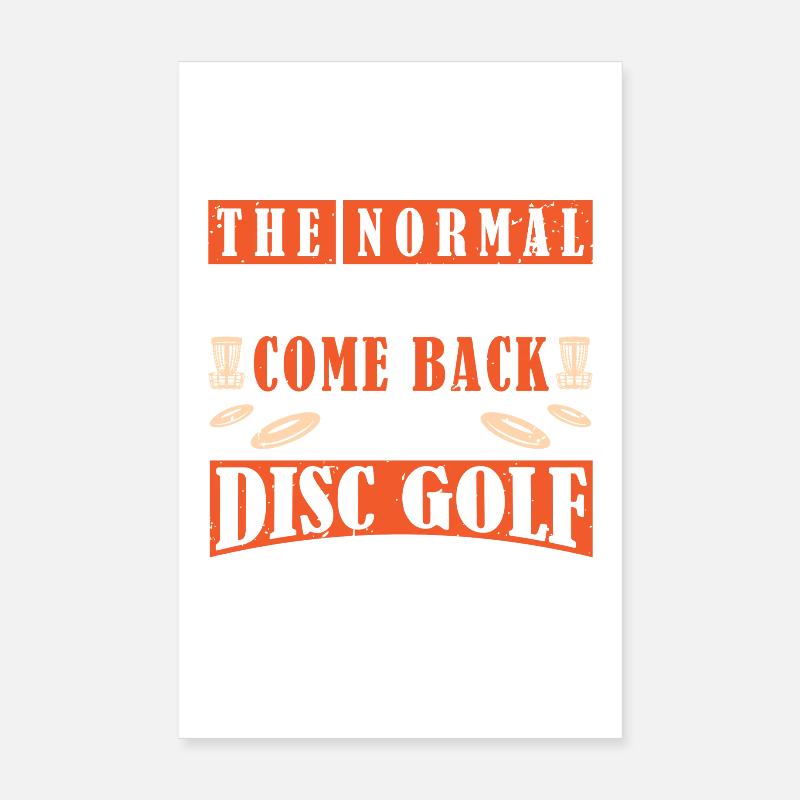 Disc Golf Geschenke Discgolf Poster 20x30 cm