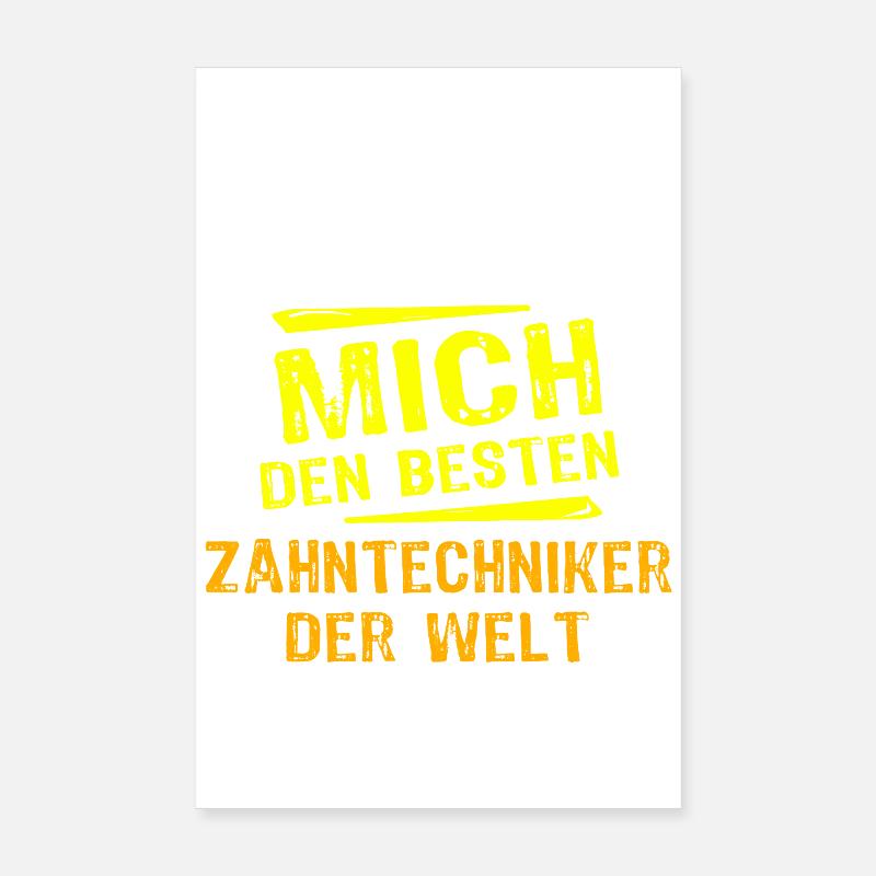 Don du technicien dentaire Poster 20 x 30 cm
