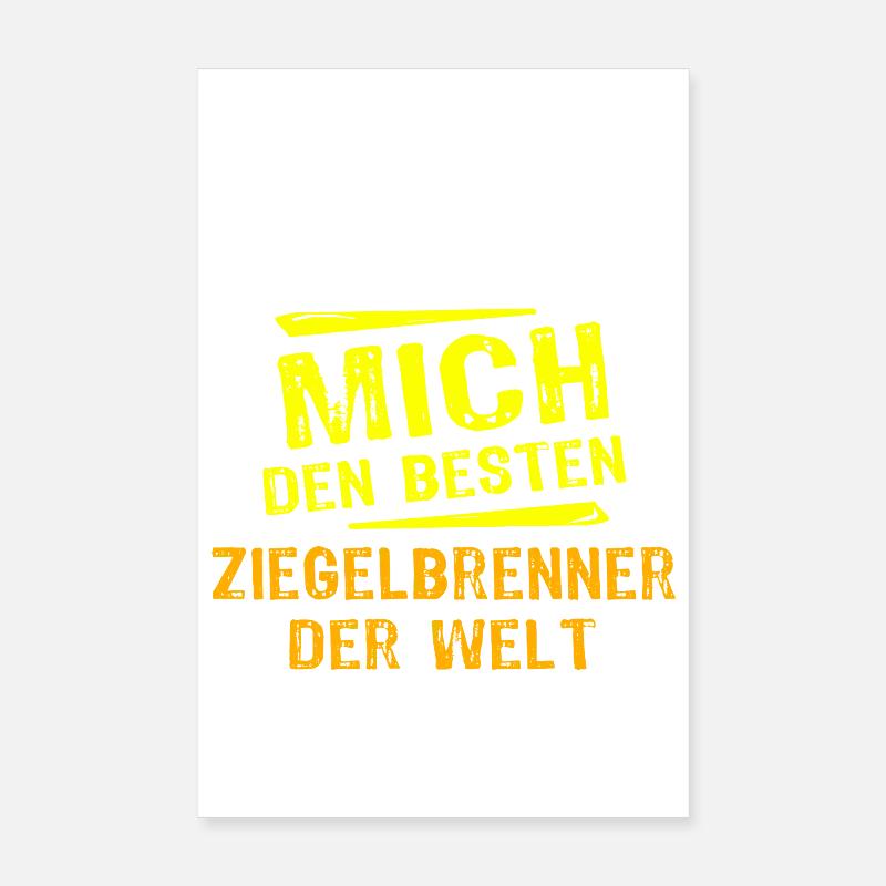 Brick Burner Gift Poster 8" x 12" (20x30 cm)