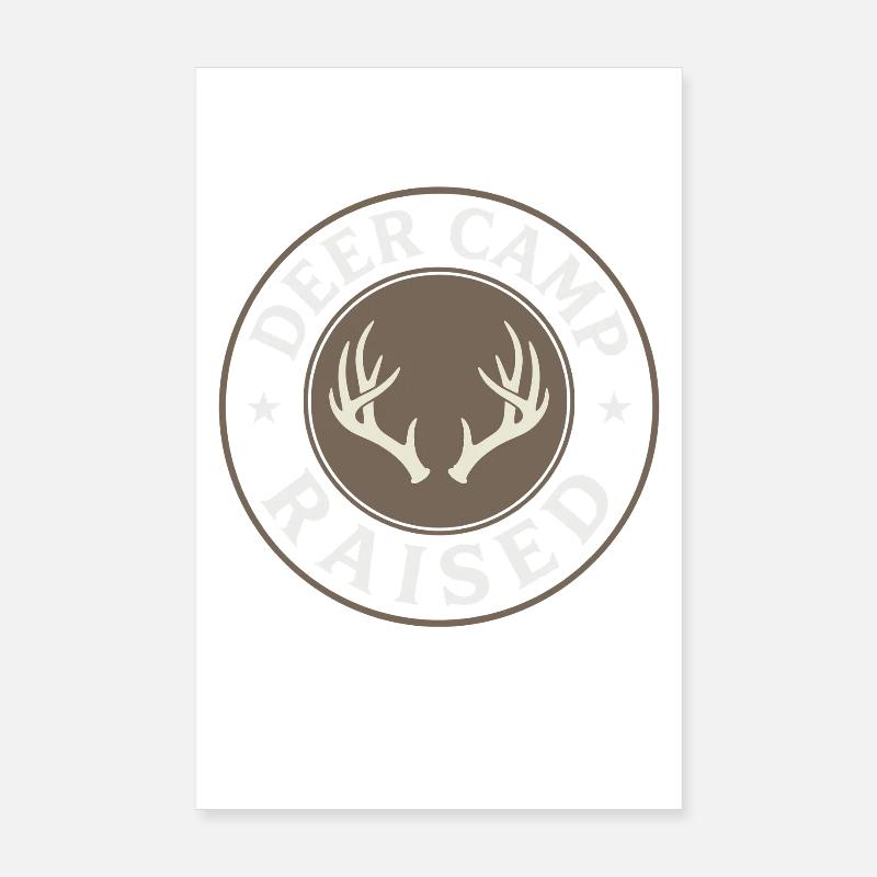 White-tailed hunter White-tail hunting Deer hunting Poster 8" x 12" (20x30 cm)