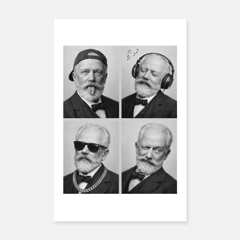 Pyotr Ilyich Tchaikovsky Poster 20x30 cm