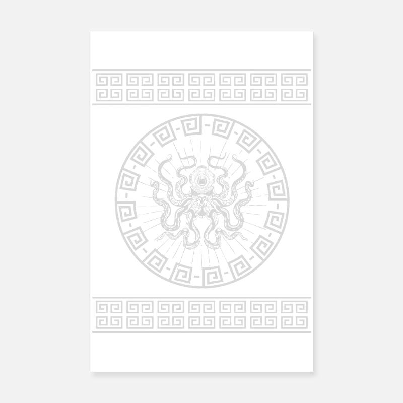 Kryptischer Tentakelstern Poster 20x30 cm