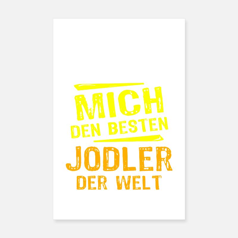 Yodelling Gift Poster 8" x 12" (20x30 cm)