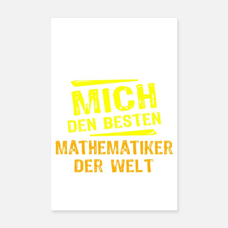 Mathematiker Geschenk Poster 20x30 cm