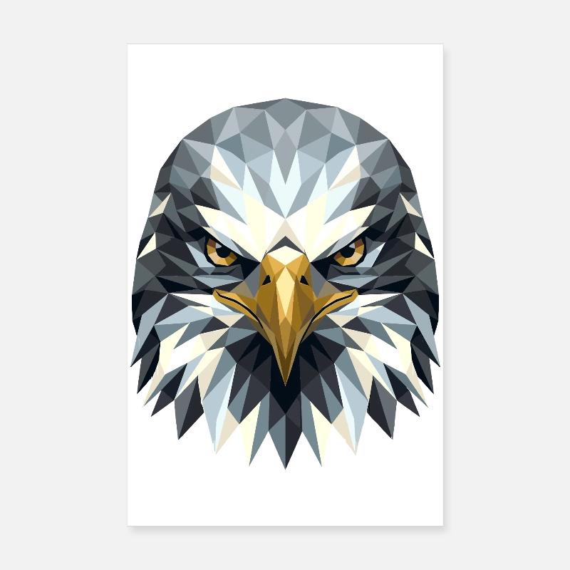 Eagle Bald Eagle Golden Eagle White-tailed Eagle Poster 8" x 12" (20x30 cm)