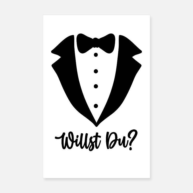 PROPOSEZ-VOUS une demande en mariage mariage Poster 20 x 30 cm