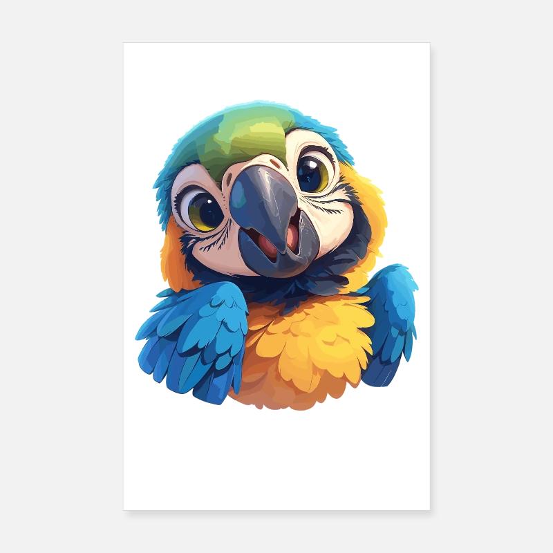 Macaw's Era Poster 8" x 12" (20x30 cm)