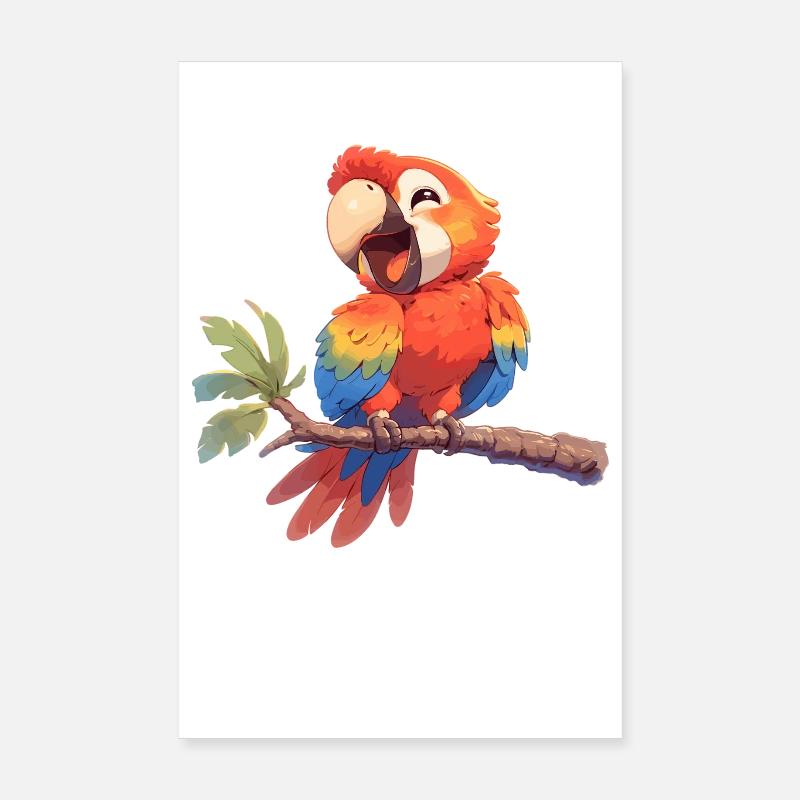 Macaw's Era Poster 8" x 12" (20x30 cm)