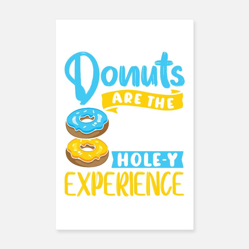 Restauration rapide en donuts Poster 20 x 30 cm