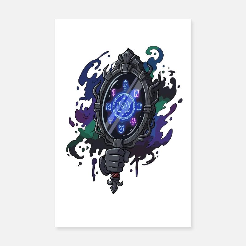 Sort Miroir Runique Poster 20 x 30 cm