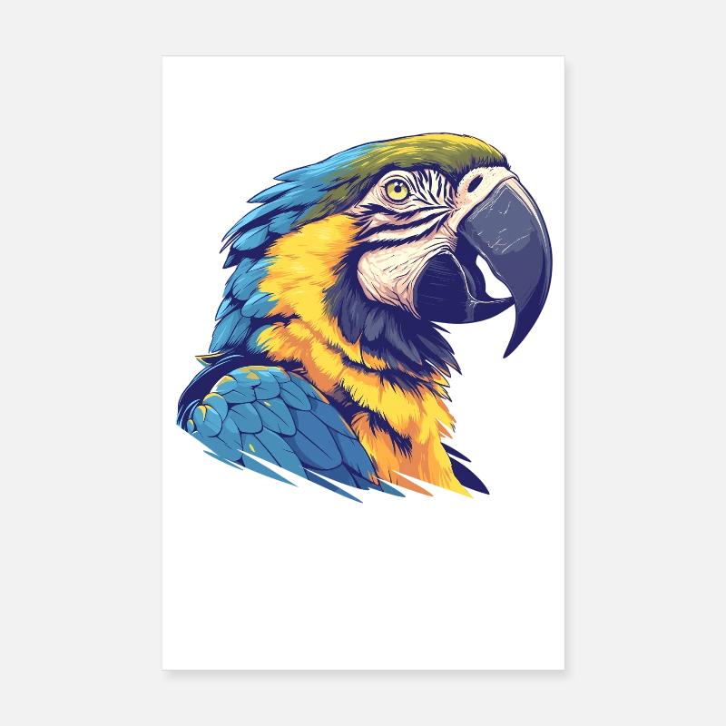 Macaw's Era Poster 8" x 12" (20x30 cm)