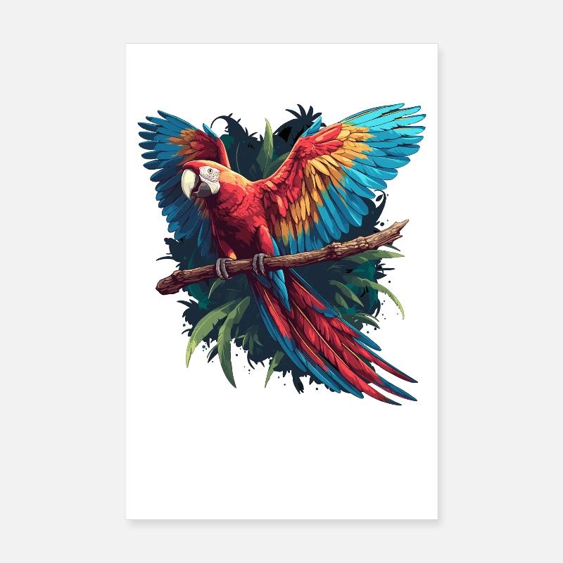 Macaw's Era Poster 8" x 12" (20x30 cm)