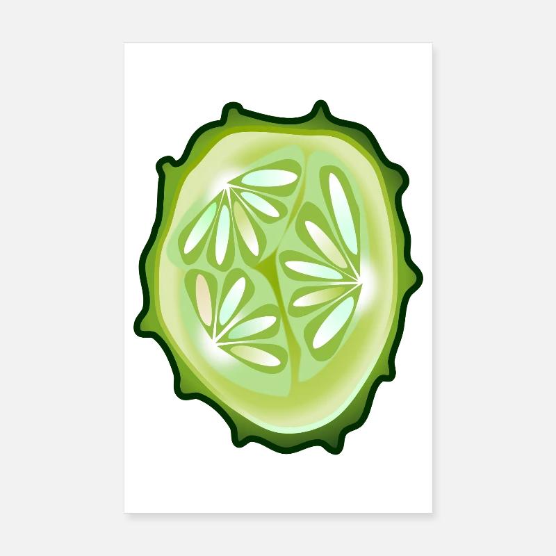 Gurke Poster 20x30 cm