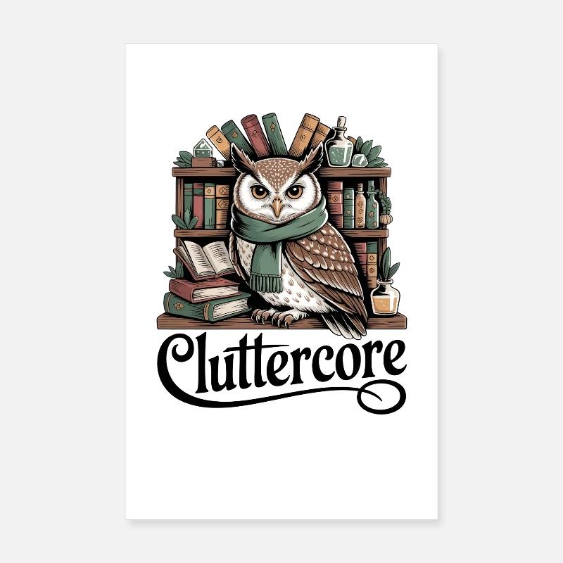 Passionné de Cluttercore Poster 20 x 30 cm