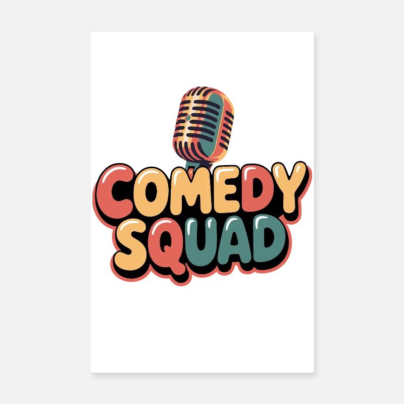 Comedy troupe Poster 8" x 12" (20x30 cm)
