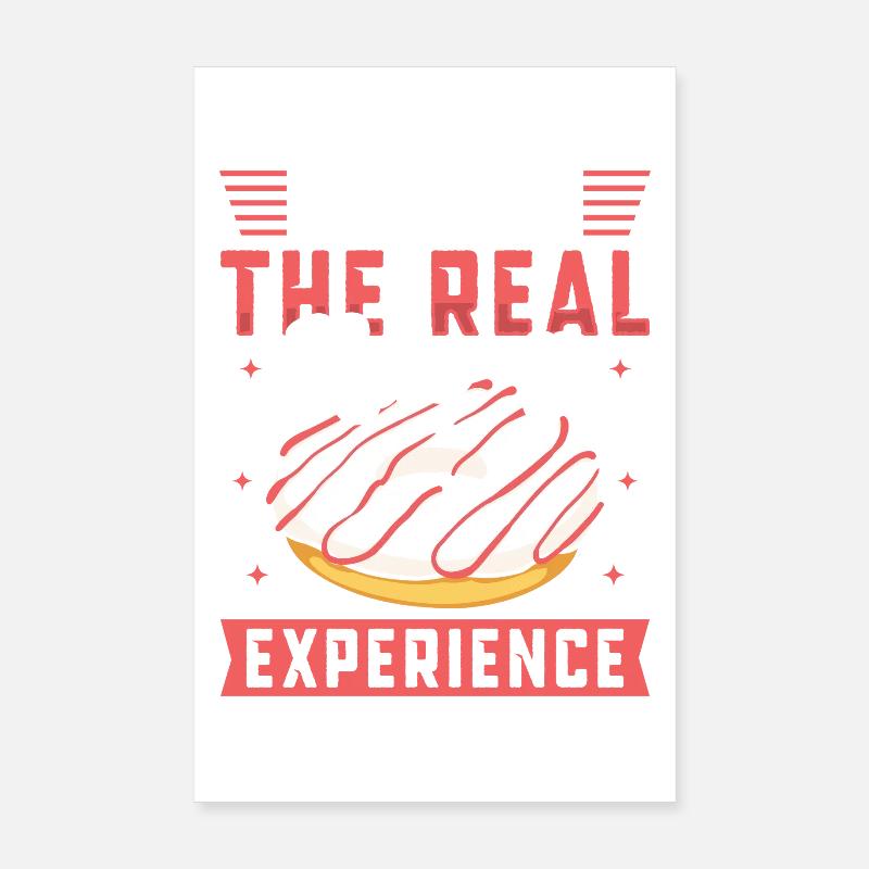 Restauration rapide en donuts Poster 20 x 30 cm