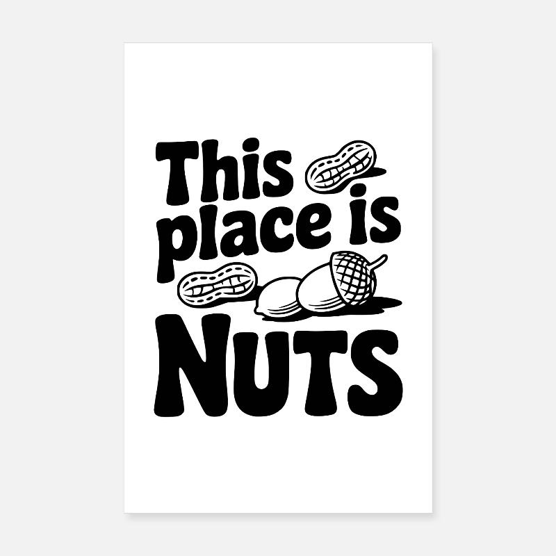 Cet endroit est dingue Poster 20 x 30 cm